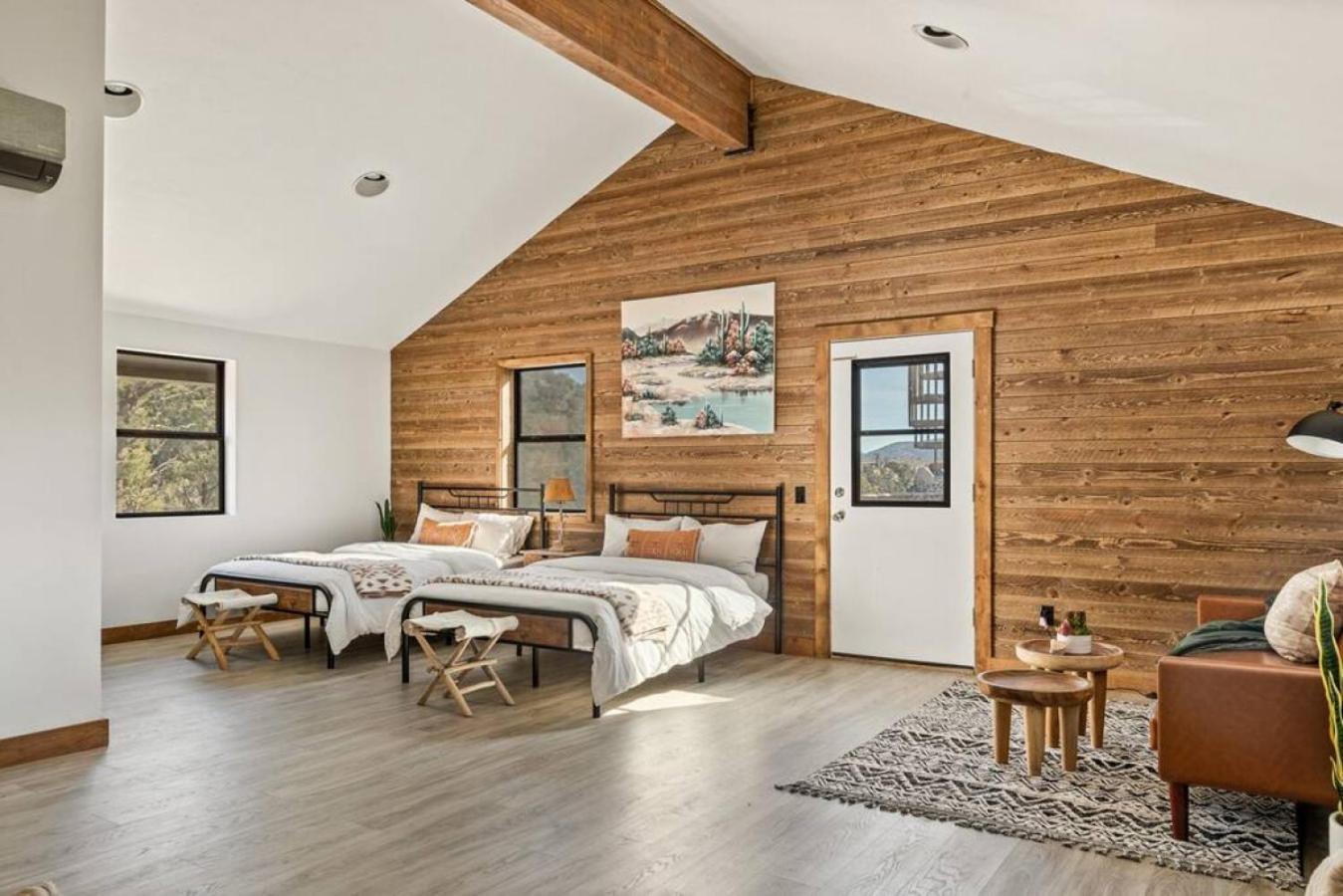 Steel Pine Lodge A Rustic Mountain Retreat Views Baldwin Lake Exteriér fotografie