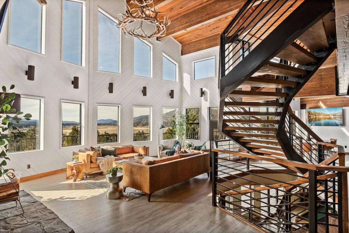 Steel Pine Lodge A Rustic Mountain Retreat Views Baldwin Lake Exteriér fotografie